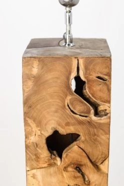 Vloerlamp - Teak - Naturel -Woonmeubelwinkel de kisten koning 108579 4