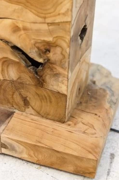 Vloerlamp - Teak - Naturel -Woonmeubelwinkel de kisten koning 108579 5