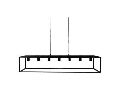 Hanglamp Fremont - Zwart Metaal - 130x25 Cm -Woonmeubelwinkel de kisten koning 108583 3