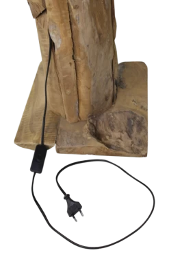 Vloerlamp Nature (zonder Kap) - Rond - Teak -Woonmeubelwinkel de kisten koning 108584 5