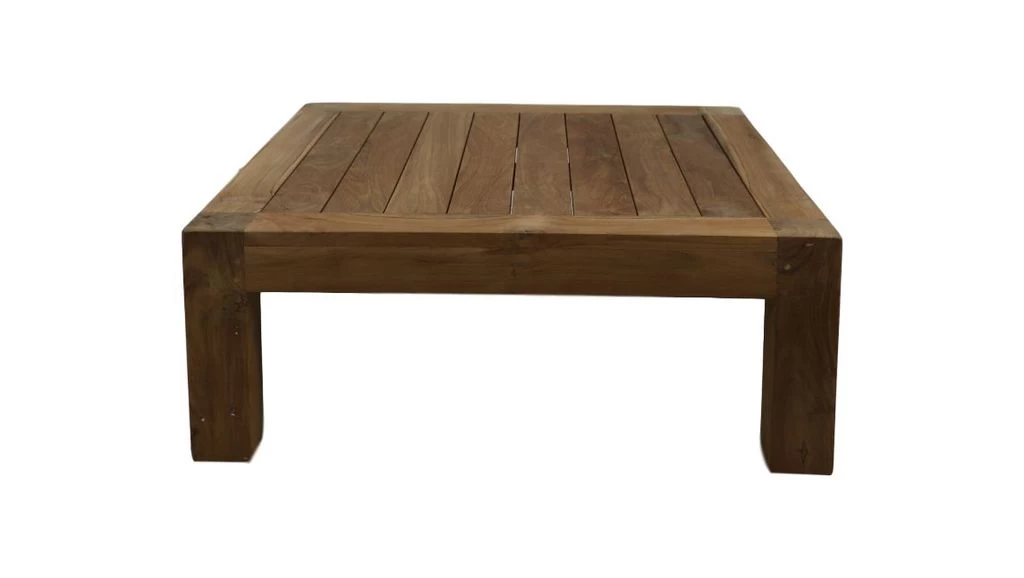 Lounge Tuintafel Aruba - Naturel - Teak - 80x80x30 Cm 3 Lounge Tuintafel Aruba - Naturel - Teak - 80x80x30 Cm