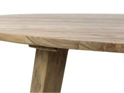 Tuintafel Ovaal - Naturel - Teakhout - 220x110x75 Cm -Woonmeubelwinkel de kisten koning 108620 4