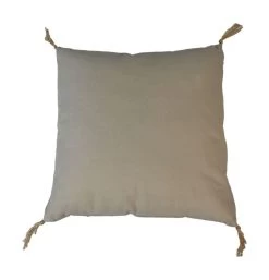 Sierkussen Met Tassels - Warmgrijs/goud - Velvet - 45x45 Cm -Woonmeubelwinkel de kisten koning 108673 2