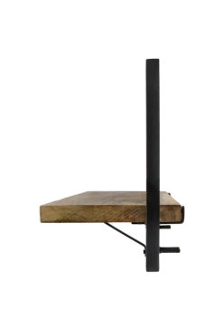 Wandplank Levels - Mangohout/ijzer - 32x32 Cm 7 Wandplank Levels - Mangohout/ijzer - 32x32 Cm -Woonmeubelwinkel de kisten koning 108704 3