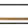 Wandplank Levels - Mangohout/ijzer - 70x32 Cm -Woonmeubelwinkel de kisten koning 108705 1