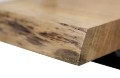 Wandplank Levels Live Edge - Acacia/ijzer - 70x32 Cm -Woonmeubelwinkel de kisten koning 108708 3