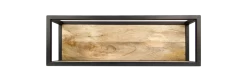 Wandbox Levels - Mangohout/ijzer - 75x25 Cm