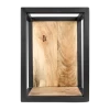 Wandbox Levels - Mangohout/ijzer - 25x35 Cm 2 Wandbox Levels - Mangohout/ijzer - 25x35 Cm -Woonmeubelwinkel de kisten koning 108720 1
