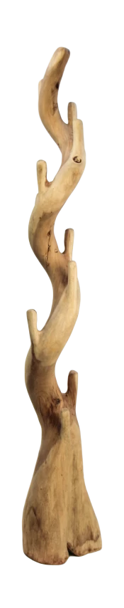 Kapstok Enkel - Naturel - Munggur - 30x190cm