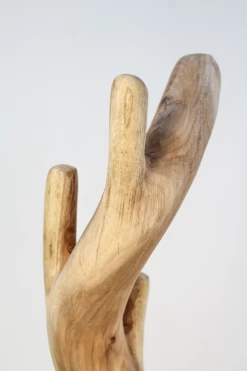 Kapstok Enkel - Naturel - Munggur - 30x190cm 10 Kapstok Enkel - Naturel - Munggur - 30x190cm -Woonmeubelwinkel de kisten koning 108726 4