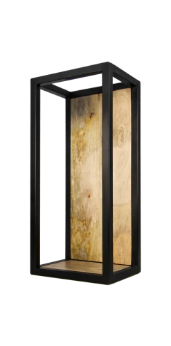 Wandbox Levels - Mangohout/ijzer - 25x55 Cm -Woonmeubelwinkel de kisten koning 108732 3