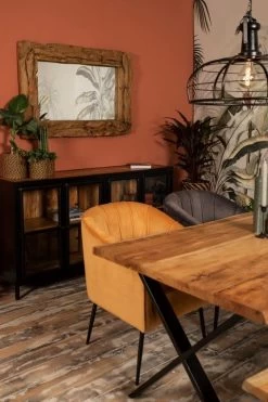 Wandspiegel Root - Teak Wortelhout - 120x80 Cm -Woonmeubelwinkel de kisten koning 108754 5