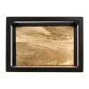 Wandbox Levels - Mangohout/ijzer - 35x25 Cm -Woonmeubelwinkel de kisten koning 108775 1