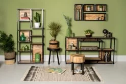 Wandbox Levels - Mangohout/ijzer - 35x25 Cm 11 Wandbox Levels - Mangohout/ijzer - 35x25 Cm -Woonmeubelwinkel de kisten koning 108775 5