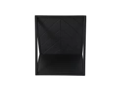 Wandplank Verona- Zwart - Mangohout/metaal - 30x20x30 Cm -Woonmeubelwinkel de kisten koning 108778 3