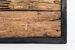 Wandspiegel - Teak - 60x60 Cm 10 Wandspiegel - Teak - 60x60 Cm -Woonmeubelwinkel de kisten koning 108784 4