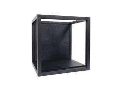 Wandbox Fletcher- Zwart - Ijzer/Aluminium/Mangohout - 25x18x25 Cm 6 Wandbox Fletcher- Zwart - Ijzer/Aluminium/Mangohout - 25x18x25 Cm -Woonmeubelwinkel de kisten koning 108785 2