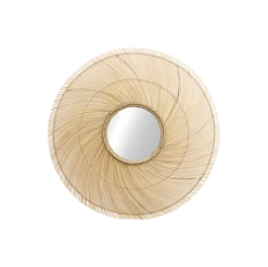 Wandspiegel - Bamboe - ΓΈ120 Cm