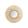Wandspiegel - Naturel - Bamboe - ø90 Cm -Woonmeubelwinkel de kisten koning 108807 1