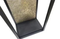 Wandbox Fletcher - Goud/zwart - Ijzer/Aluminium/Mangohout - 25x18x55 Cm 8 Wandbox Fletcher - Goud/zwart - Ijzer/Aluminium/Mangohout - 25x18x55 Cm -Woonmeubelwinkel de kisten koning 108808 3