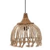 De Abaca Tassel Hanglamp - Naturel - S -Woonmeubelwinkel de kisten koning 109010 1