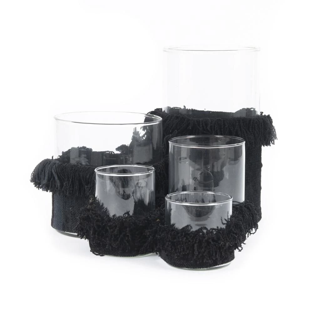 De Oh My Gee Kaarsenhouder - Zwart Velvet - M - Set Van 4 7 De Oh My Gee Kaarsenhouder - Zwart Velvet - M - Set Van 4 - Afbeelding 5