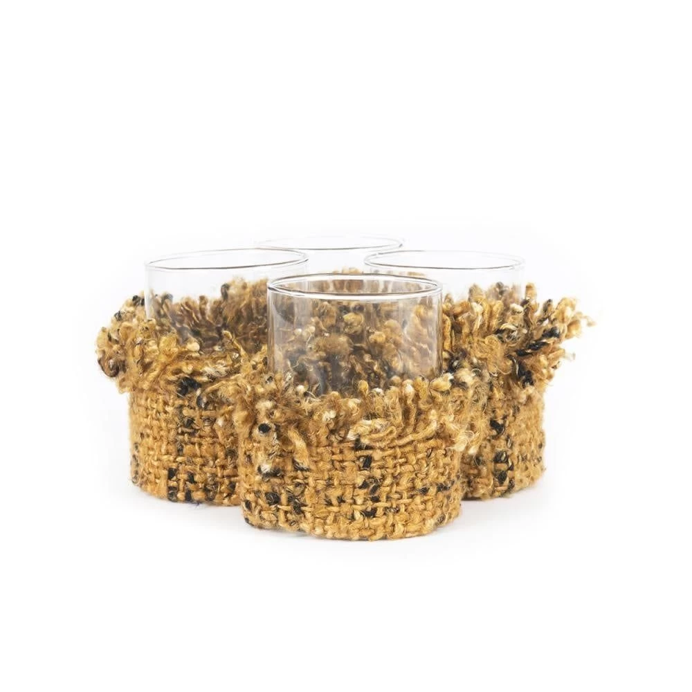 De Oh My Gee Kaarsenhouder - Kaneel Zwart - M - Set Van 4 3 De Oh My Gee Kaarsenhouder - Kaneel Zwart - M - Set Van 4