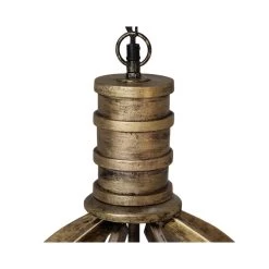 Hanglamp - Goud - Metaal - ø40x50 Cm -Woonmeubelwinkel de kisten koning hanglamp oe40x50 goud metaal 4
