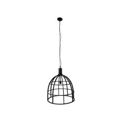 Hanglamp - Zwart - Metaal - ø60x70 Cm -Woonmeubelwinkel de kisten koning hanglamp oe60x70 zwart metaal 2