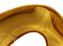 Lampenkap Ovaal - Bruin/goud - Velvet - 38x19x19 Cm -Woonmeubelwinkel de kisten koning lampenkap ovaal 38x19x19 bruin goud velvet 3