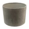 Ronde Lampenkap - Lichtgrijs - Velvet - 32x32x24 Cm 1 Ronde Lampenkap - Lichtgrijs - Velvet - 32x32x24 Cm -Woonmeubelwinkel de kisten koning ronde lampenkap 32x32x24 lichtgrijs velvet 1