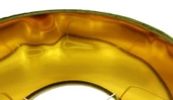 Ronde Lampenkap Met Print - Olijfgroen/goud - Velvet - 32x32x24 Cm -Woonmeubelwinkel de kisten koning ronde lampenkap met print 32x32x24 olijfgroen goud velvet 3