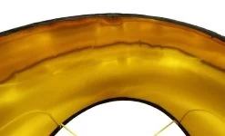 Ronde Lampenkap Met Print - Zwart/goud - Velvet - 42x42x32 Cm -Woonmeubelwinkel de kisten koning ronde lampenkap met print 42x42x32 zwart goud velvet 3