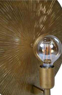 Tafellamp - Goud - Ijzer - 33x15x44 -Woonmeubelwinkel de kisten koning tafellamp 33x15x44 goud ijzer 3