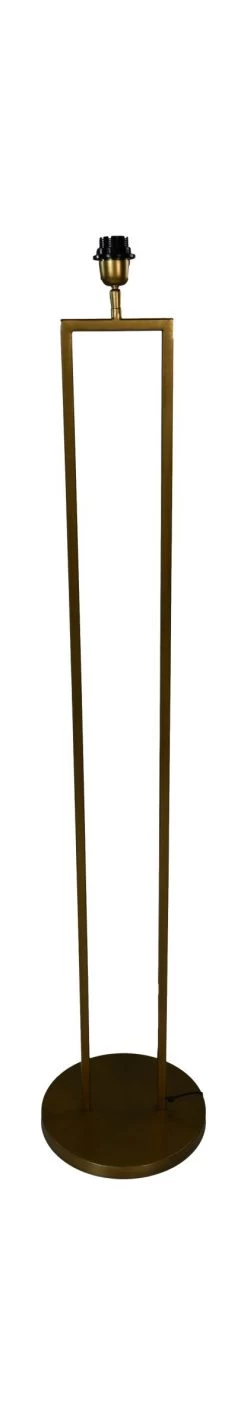 Vloerlamp - Goud - Metaal - 30x30x150 Cm