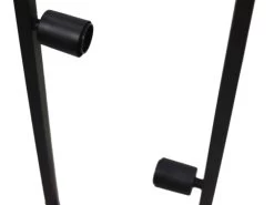 Vloerlamp Open Frame 5-lichts - Gepoedercoat Zwart - Metaal - 30x20x158 Cm -Woonmeubelwinkel de kisten koning vloerlamp open frame 5 lichts 30x20x158 gepoedercoat zwart metaal 3