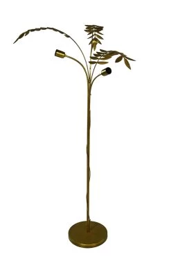 Vloerlamp Palmboom - Goud - Metaal - 60x75x150 Cm