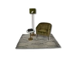 Vloerlamp Rond - Goud - Metaal -30x30x140 Cm -Woonmeubelwinkel de kisten koning vloerlamp rond 30x30x140 goud metaal 5