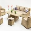 DKK Garden Lounge Set Cosmo Cappuccino