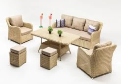 DKK Garden Lounge Set Cosmo Cappuccino