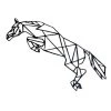 Geometrische Dieren Jumping Horse