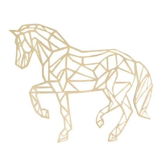 Geometrische Dieren Dressuur Paard 5 Geometrische Dieren Dressuur Paard - Afbeelding 3