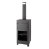Terraskachel + Pizzaoven Zwart -Woonmeubelwinkel ff516 01