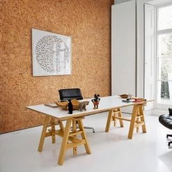 Wandkurk Tegel - Fiord - 60 X 30 Cm - 3mm Dik - GEWAXT - PER M2 -Woonmeubelwinkel gwgeg