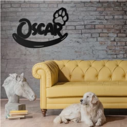 Metalen Eigen Naambordje Voor Jouw Hond -Woonmeubelwinkel honf45