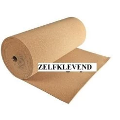 Prikwandkurk Op Rol - 6mm Dik - 50cm Breed - ZELFKLEVEND
