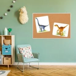 Kurk Prikbord - Aluminium Lijst - 60 X 90 Cm -Woonmeubelwinkel image 3 3