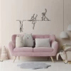 Metalen Wanddecoratie Ballerina