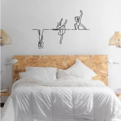 Metalen Wanddecoratie Ballerina 9 Metalen Wanddecoratie Ballerina -Woonmeubelwinkel metalen wanddecoratie ballerina 2