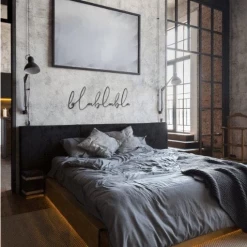 Metalen Wanddecoratie Blablabla -Woonmeubelwinkel metalen wanddecoratie blablabla 2